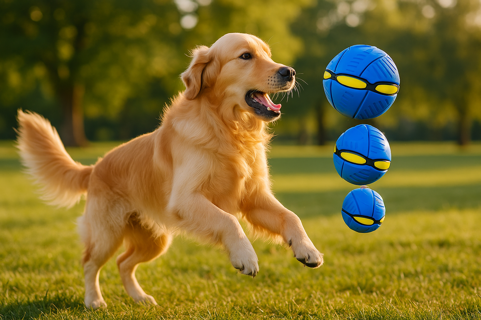 Clear Dog Playing Action